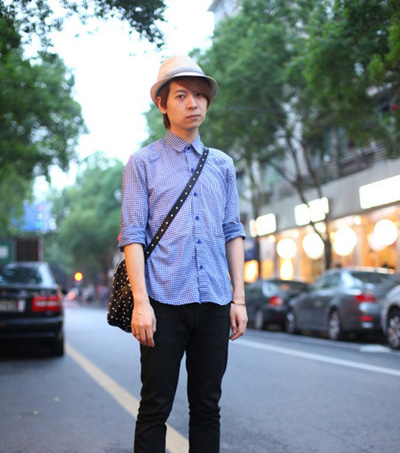 街拍上海男生钟爱的帽子造型
